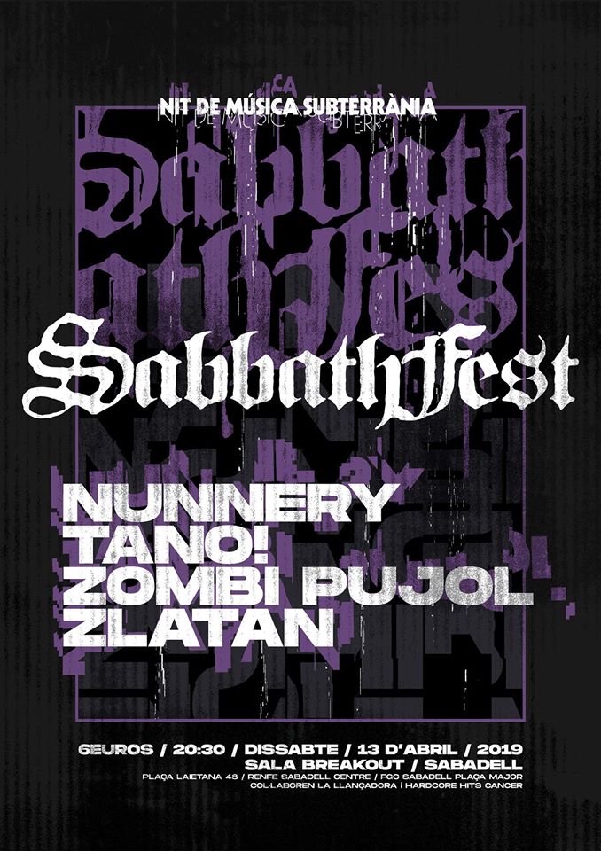 Sabbath Fest 13/04/19