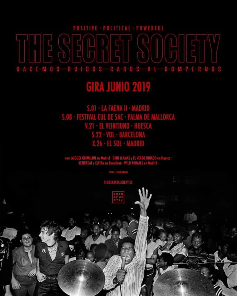 SECRET SOCIETY + WILD ANIMALS (26/06/19) Madrid