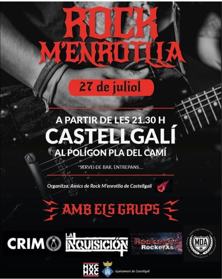 Rock M’enrotlla,  27 Julio, CastellGalí