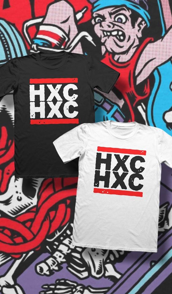 HCXHC nuevo logo en camiseta.